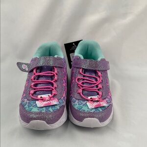 Athletic Works - Girl’s Light Up shoes - Size 2 - Pink Purple Leopard - NWT